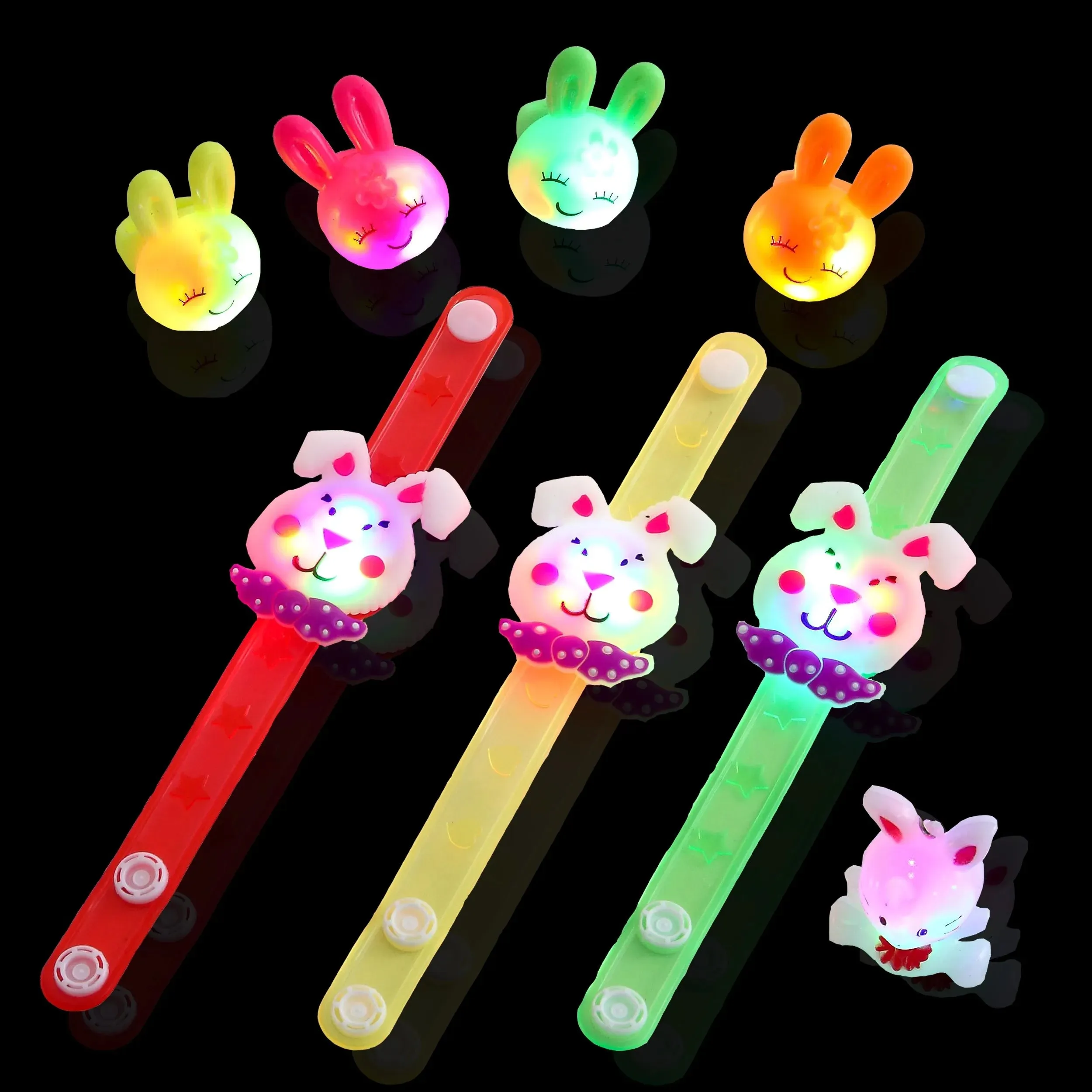 12Pcs Wind up Bunny Rabbit Prefilled Easter Eggs 3.25in