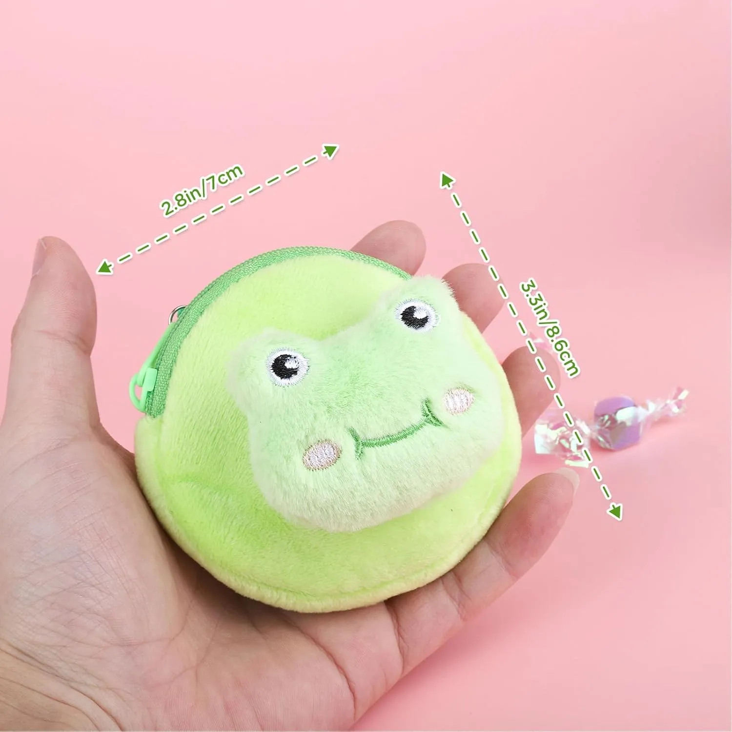 28-Pack Mini Stuffed Plush Animals Toys for Kids Party Bag Fillers, Keychain Coin Purse Bags for Kids Birthday Party Favors Goodie Bags Return Gifts Classroom Rewards