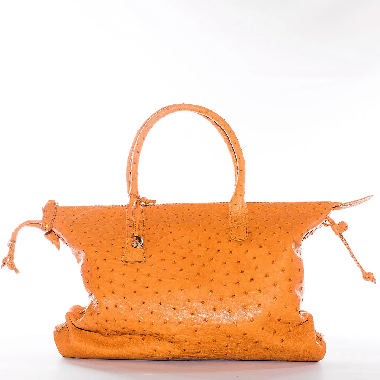 6455S - Ostrich Top Handle Bag