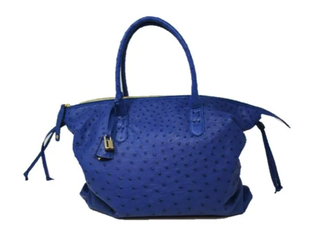 6455S - Ostrich Top Handle Bag