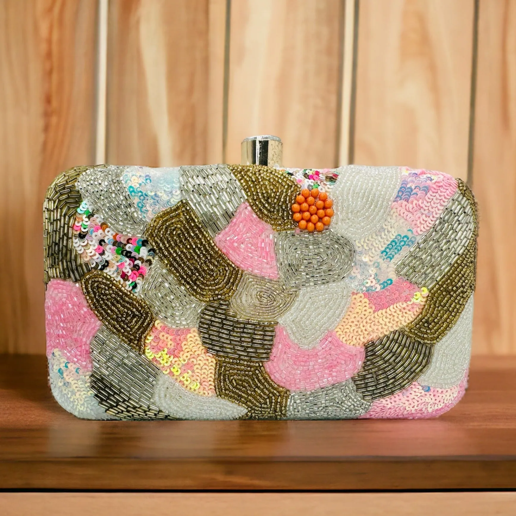 Abstract Art Party Handbag Clutch Purse by Merry Dove
