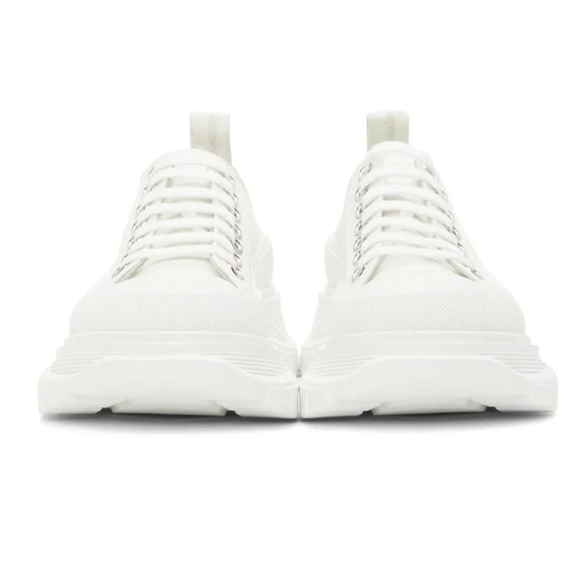 Alexander McQueen White Tread Slick Low Sneakers