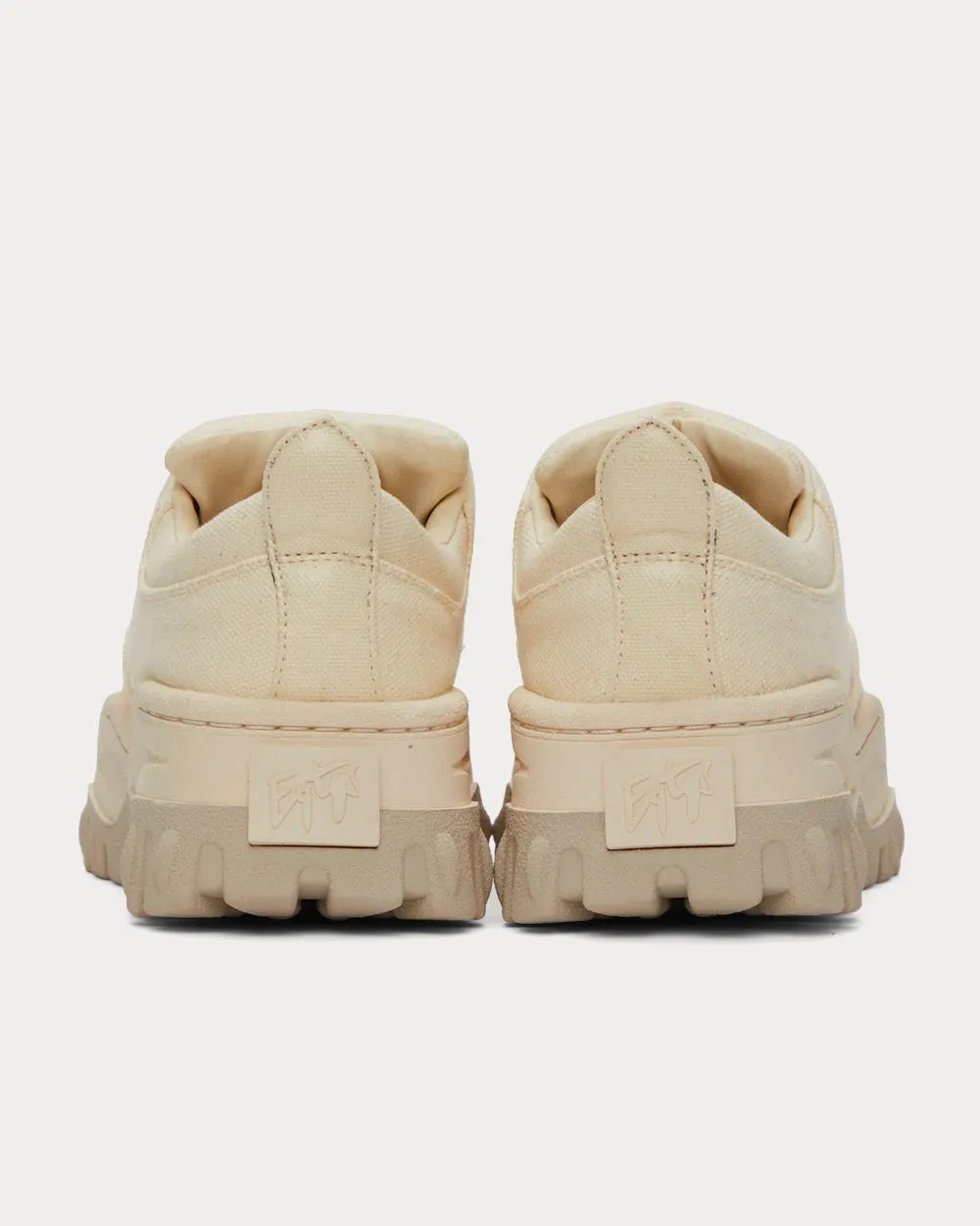 Angel Ecru Low Top Sneakers