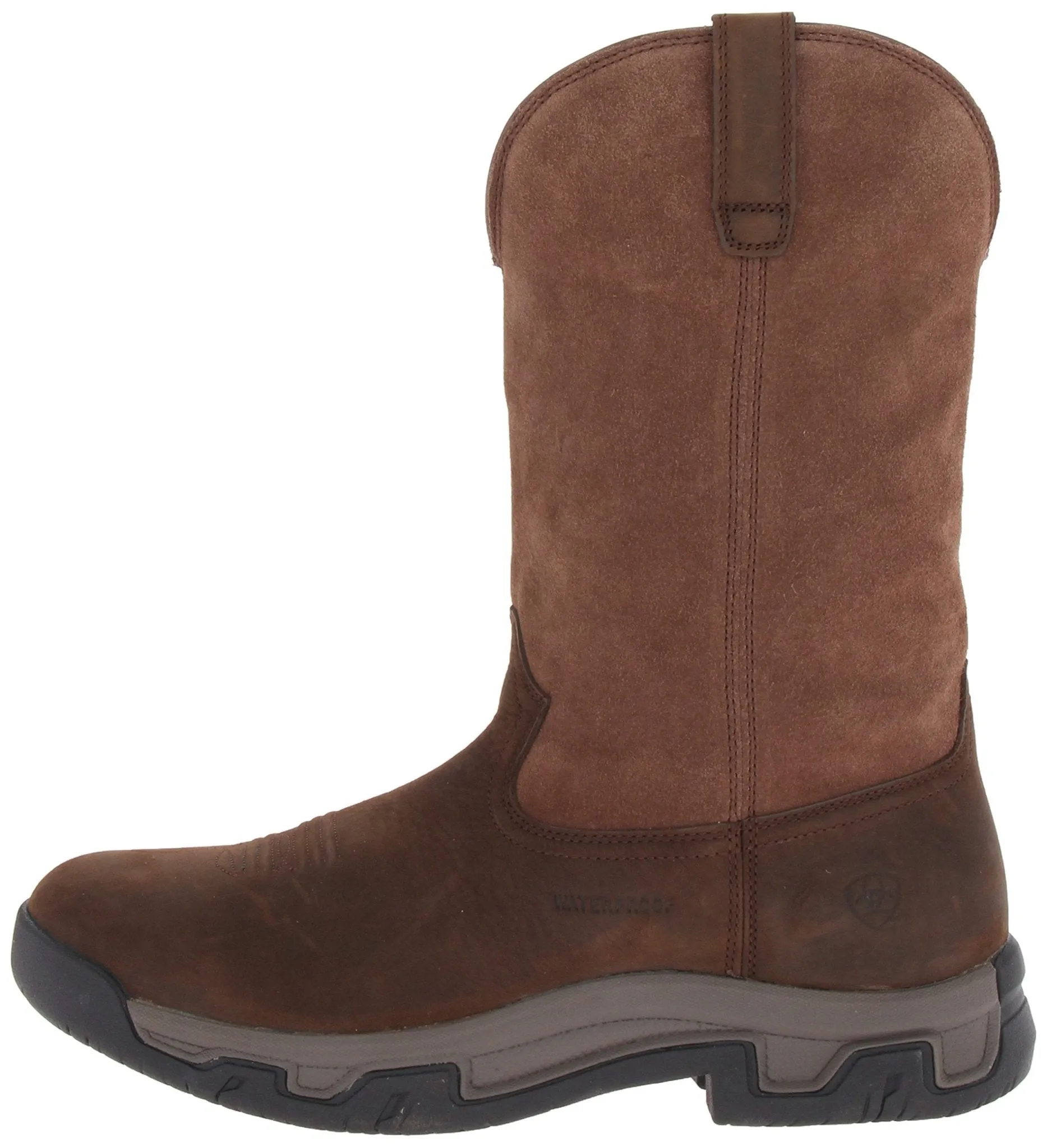 Ariat Men's 12" Terrain Round Toe Pull-On Waterproof Boot
