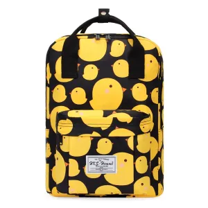 Backpack for Ladies laptop Canvas School Travel Backpack Printing Book Packbags