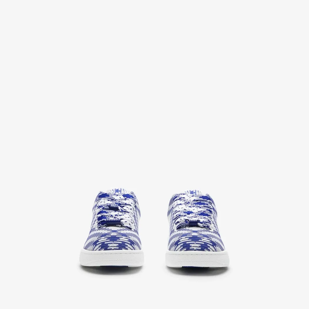 BURBERRY CHECK KNIT BOX SNEAKERS