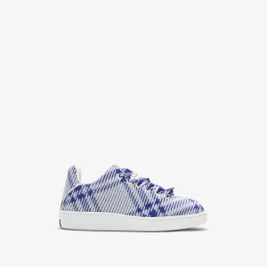 BURBERRY CHECK KNIT BOX SNEAKERS