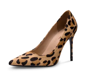 Callie High Heel Leather Stiletto Pumps