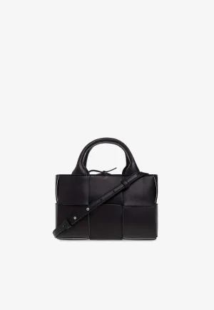 Candy Arco Intrecciato Leather Tote Bag