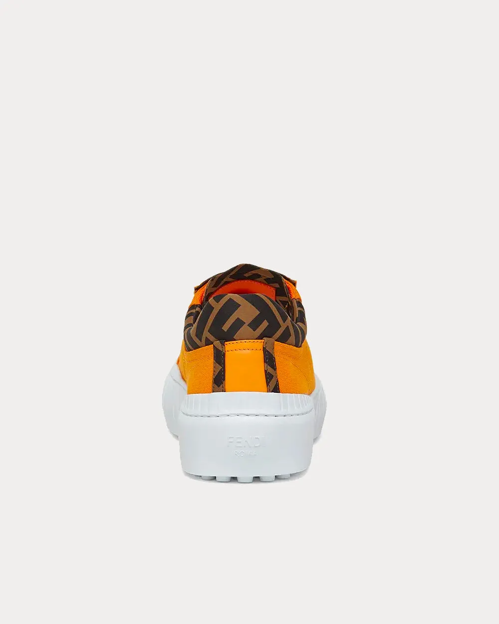 Canvas Orange Low Top Sneakers