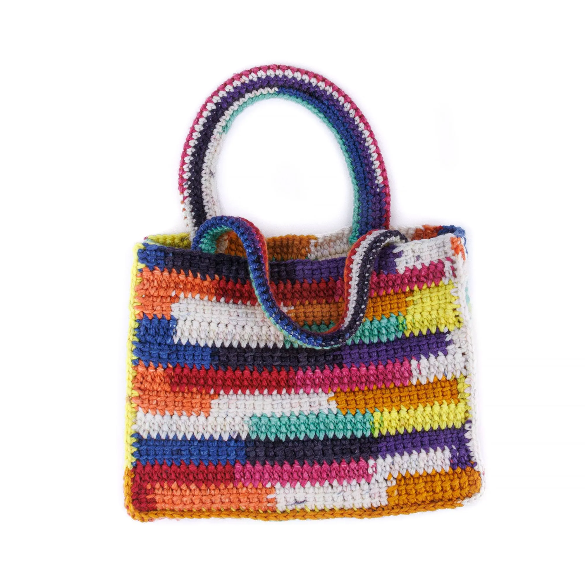 Caron Crochet Big Scrappy Tote