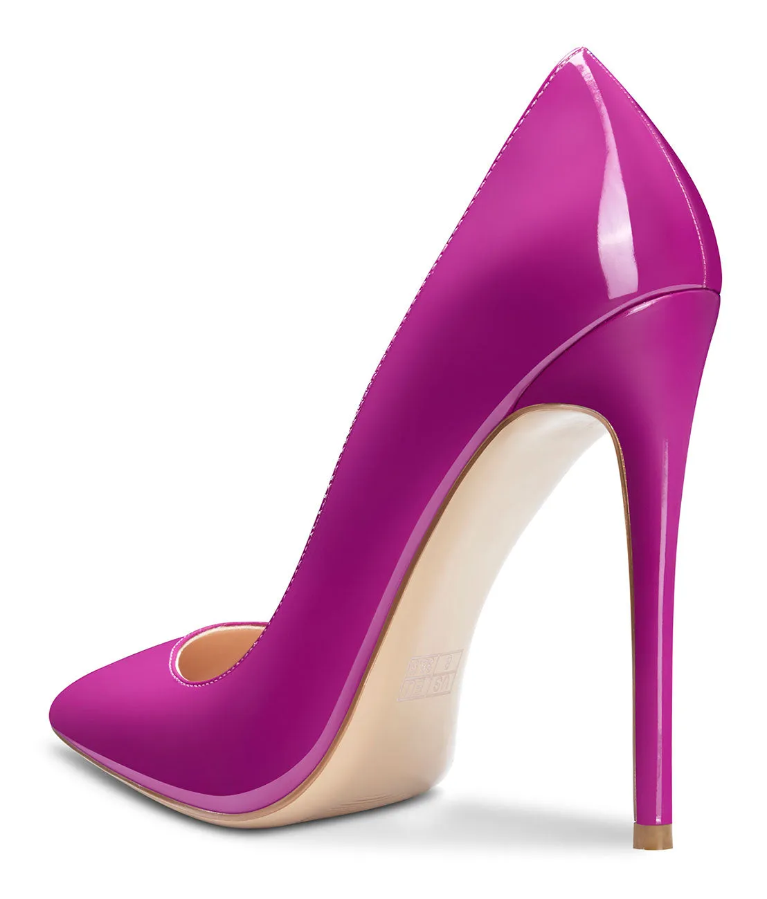 CASTAMERE Womens Sky High Heels Basic Pumps Pointed Toe Stilettos 12CM Heel Classic Shoes