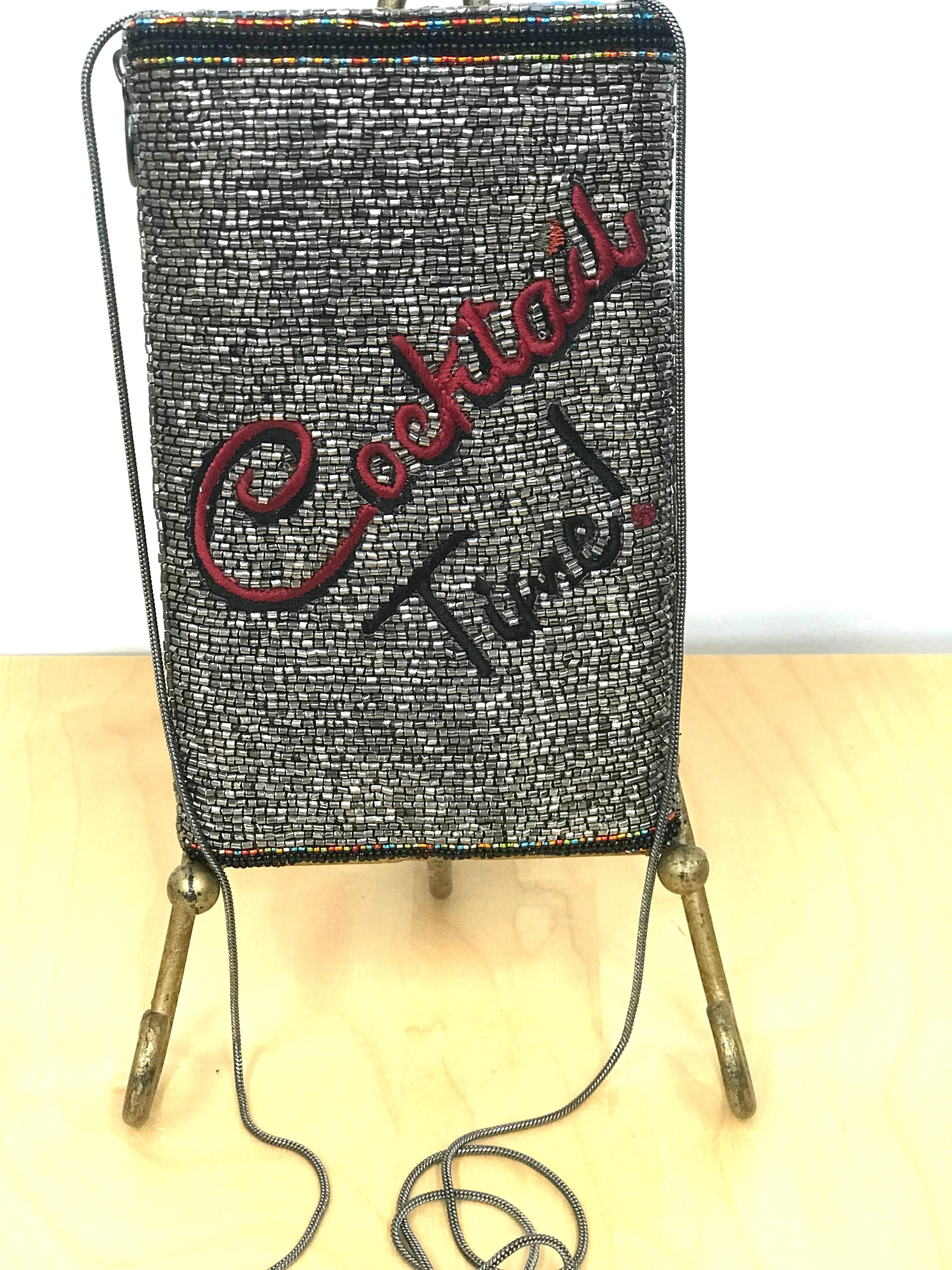 Cocktail Time Beaded Bag