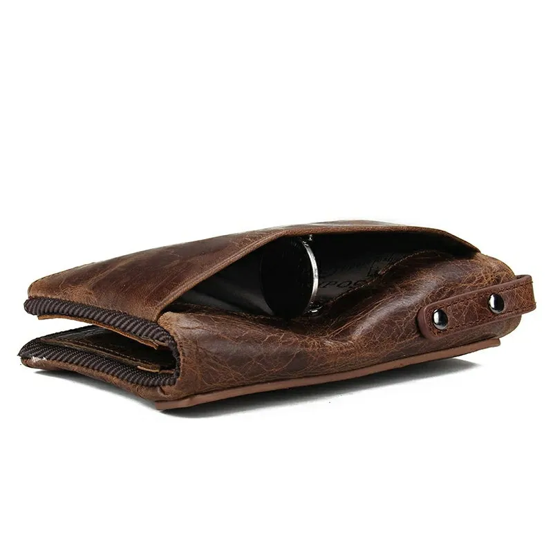Contact's Vintage Crazy Horse Cowhide Genuine Leather Wallet  N0029