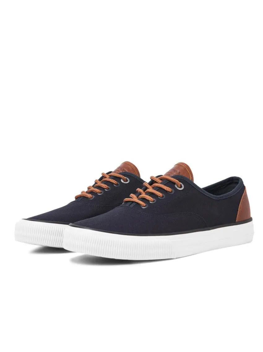 Curtis Casual Canvas Navy Trainer