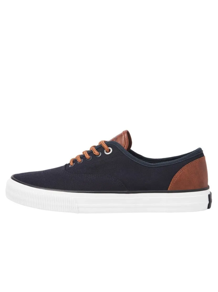 Curtis Casual Canvas Navy Trainer