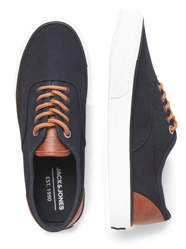 Curtis Casual Canvas Navy Trainer