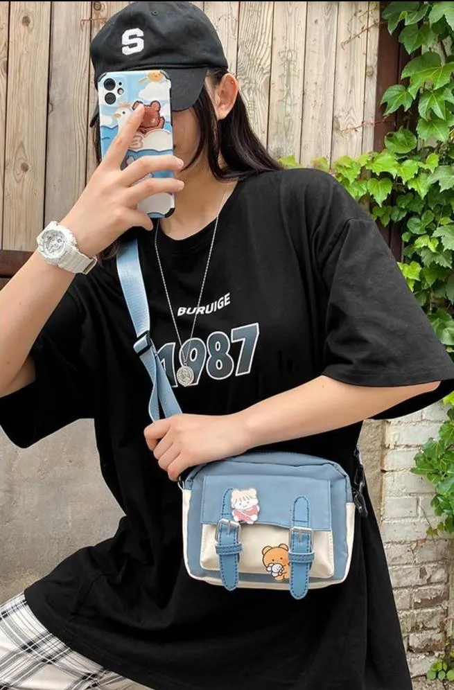 Cute Color Block Mini Bags