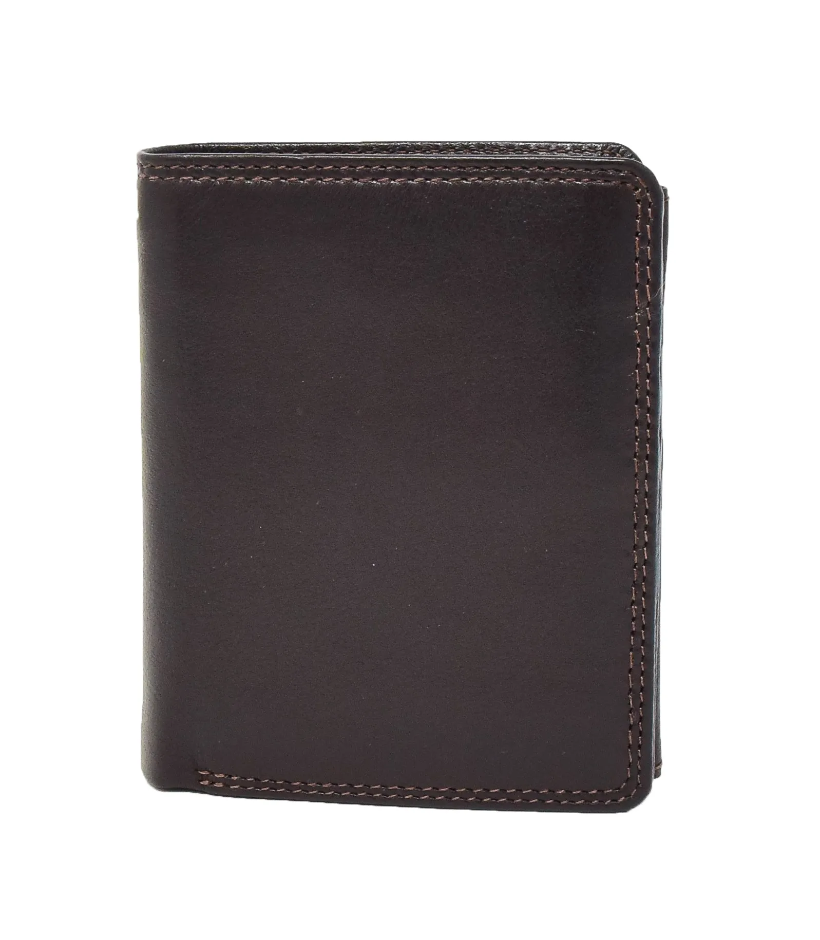 DR426 Men's Soft Leather Large Size Wallet Brown