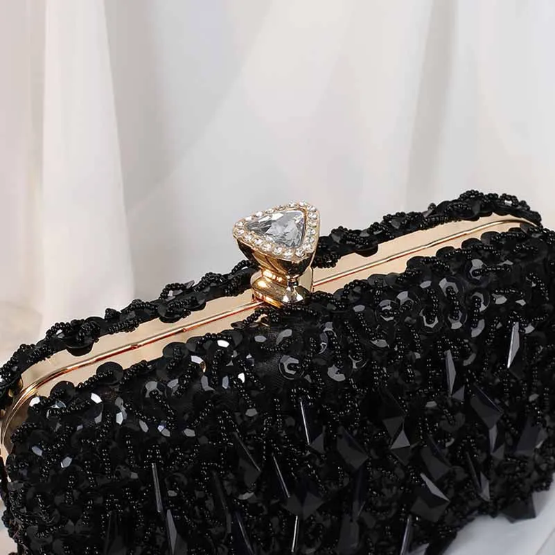 Evening Clutch Purses Beaded Handbag