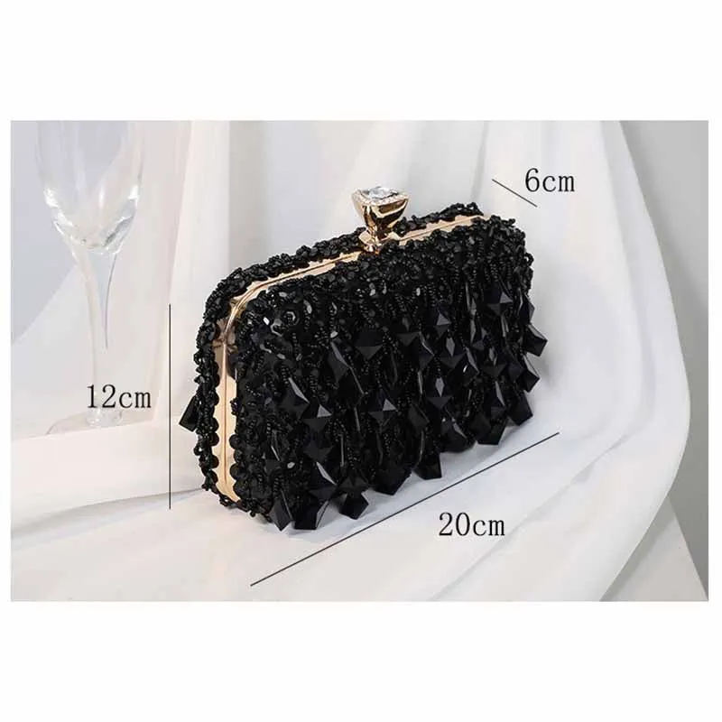 Evening Clutch Purses Beaded Handbag