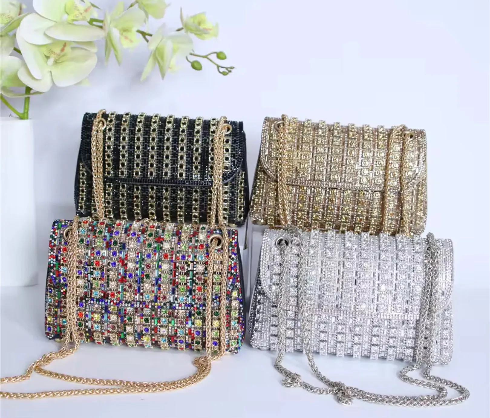 Fashionable bling purses
