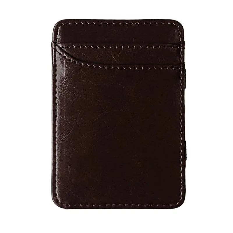 Fashionable Magic Leather Wallet For Credit Card Cash