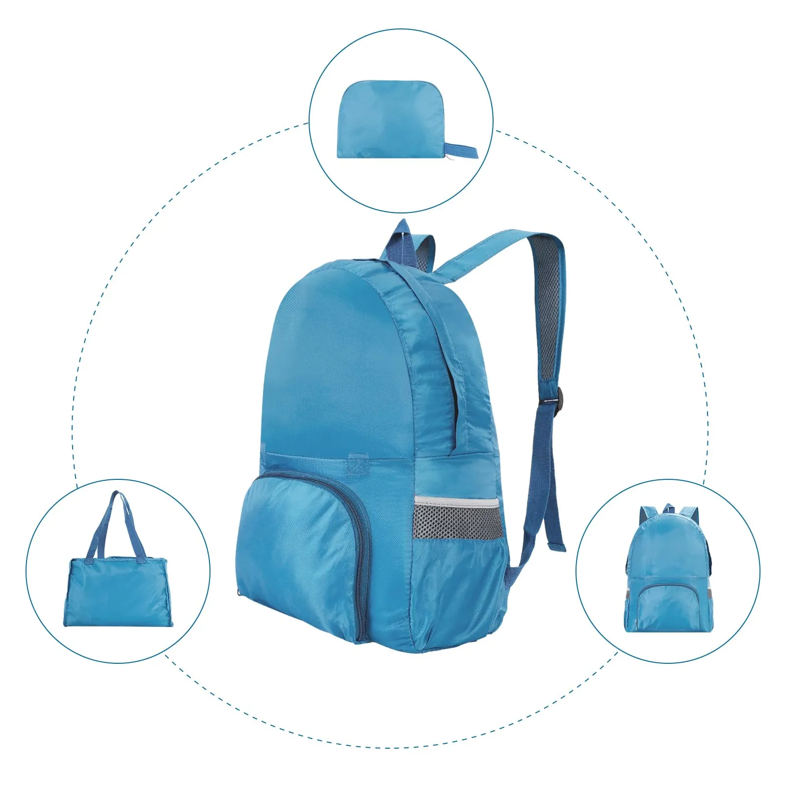 Foldable Backpack Ultra Light, Waterproof Hiking Backpack Daypack