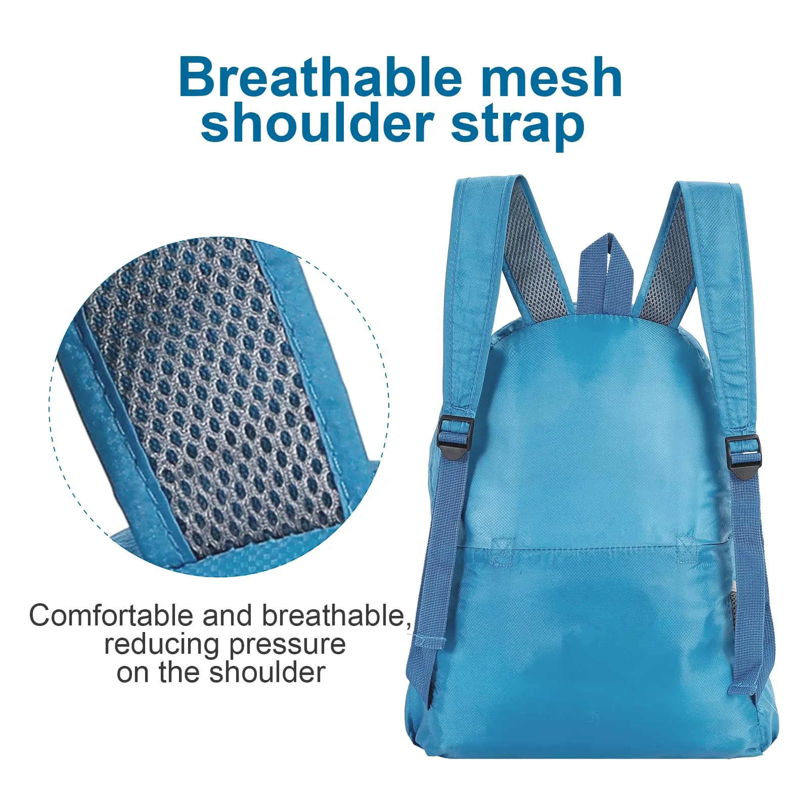 Foldable Backpack Ultra Light, Waterproof Hiking Backpack Daypack