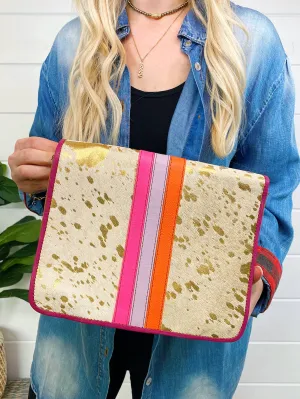Folklore Couture - Landry Leather and Hair on Hide Messenger Crossbody