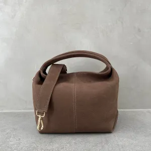 Gala Mini, Nubuck Taupe