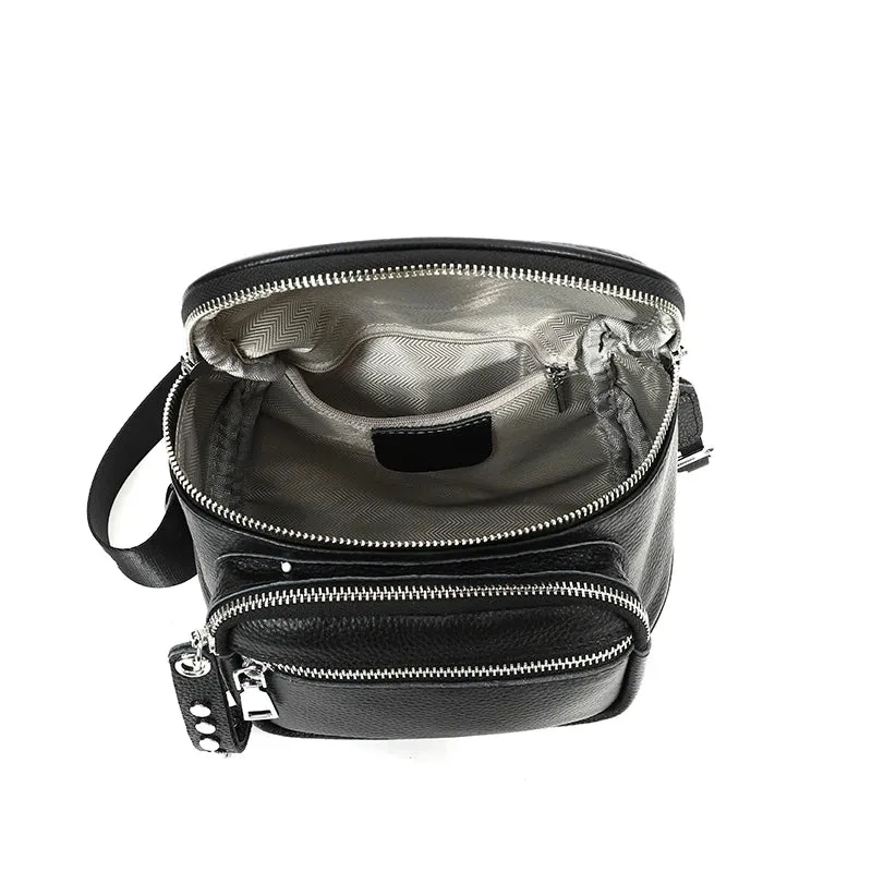 Genuine Cowhide Leather Shoulder Crossbody Bags for Women