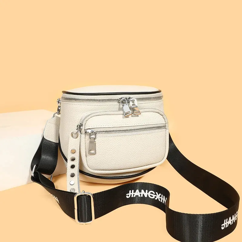 Genuine Cowhide Leather Shoulder Crossbody Bags for Women