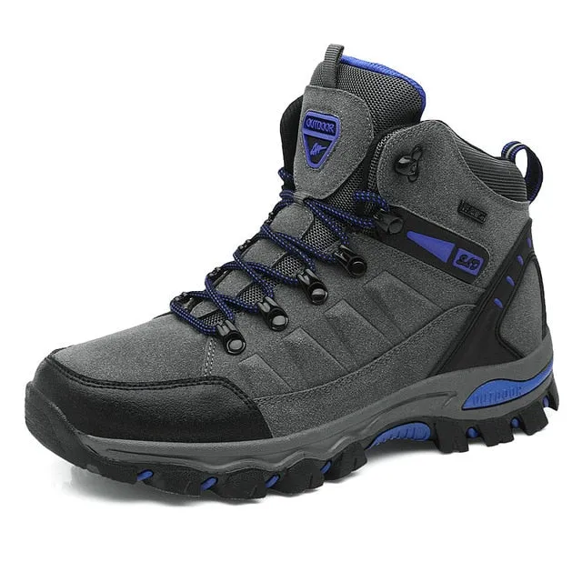 Genuine Leather High Quality, Ankle Boots best-fit hiking shoes