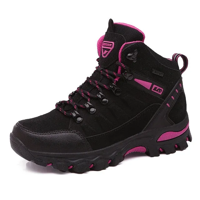 Genuine Leather High Quality, Ankle Boots best-fit hiking shoes