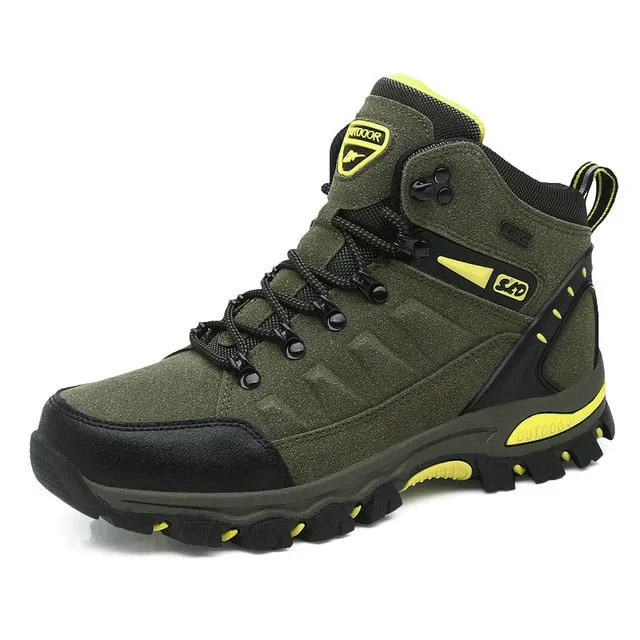 Genuine Leather High Quality, Ankle Boots best-fit hiking shoes
