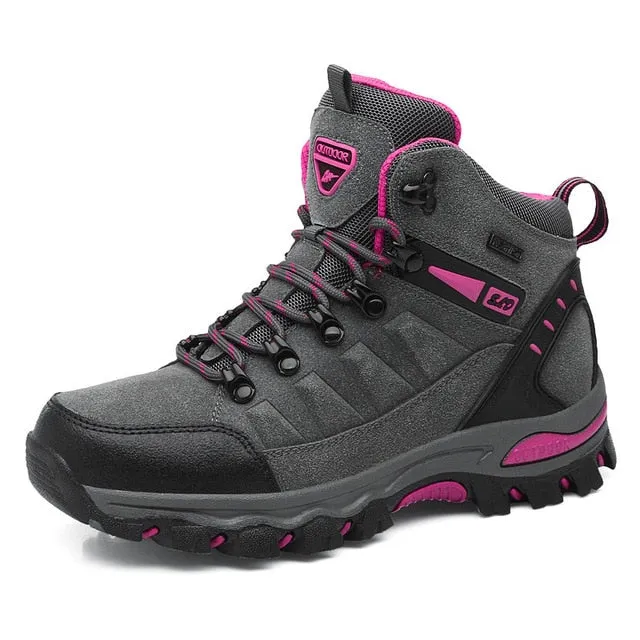 Genuine Leather High Quality, Ankle Boots best-fit hiking shoes