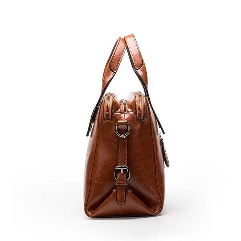 Genuine Leather Messenger Bag