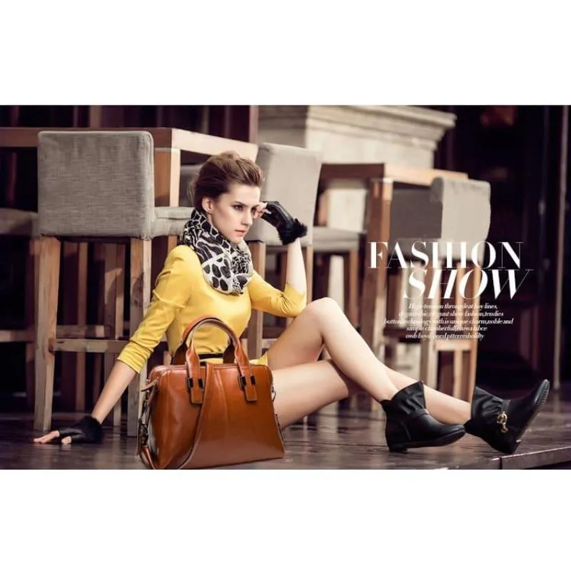 Genuine Leather Messenger Bag