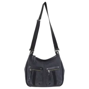 Gucci Denim Crossbody Messenger Satchel Bag