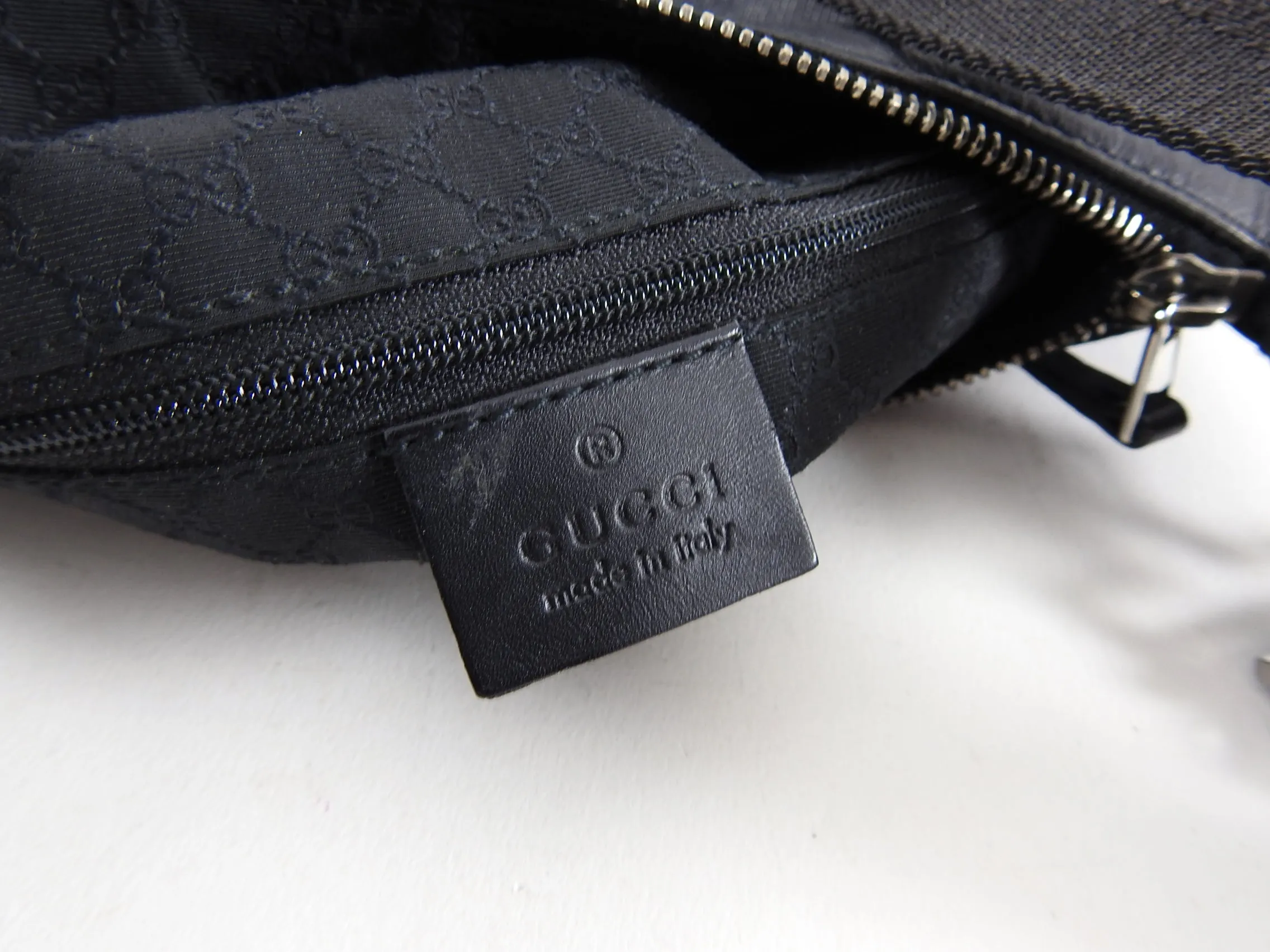 Gucci Denim Crossbody Messenger Satchel Bag