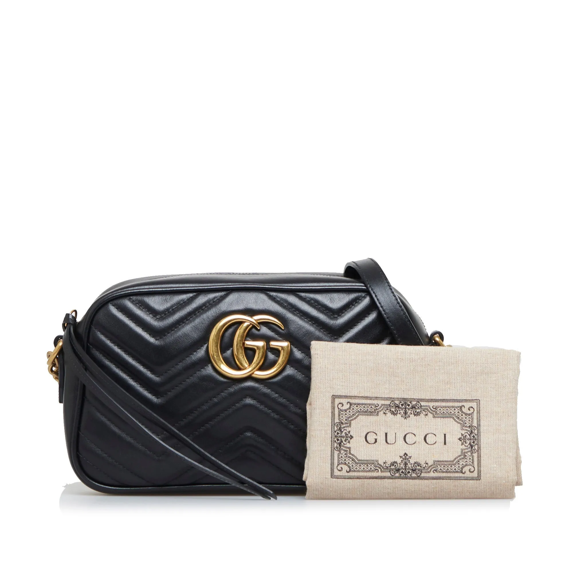 Gucci GG Marmont Small Black Matelassé