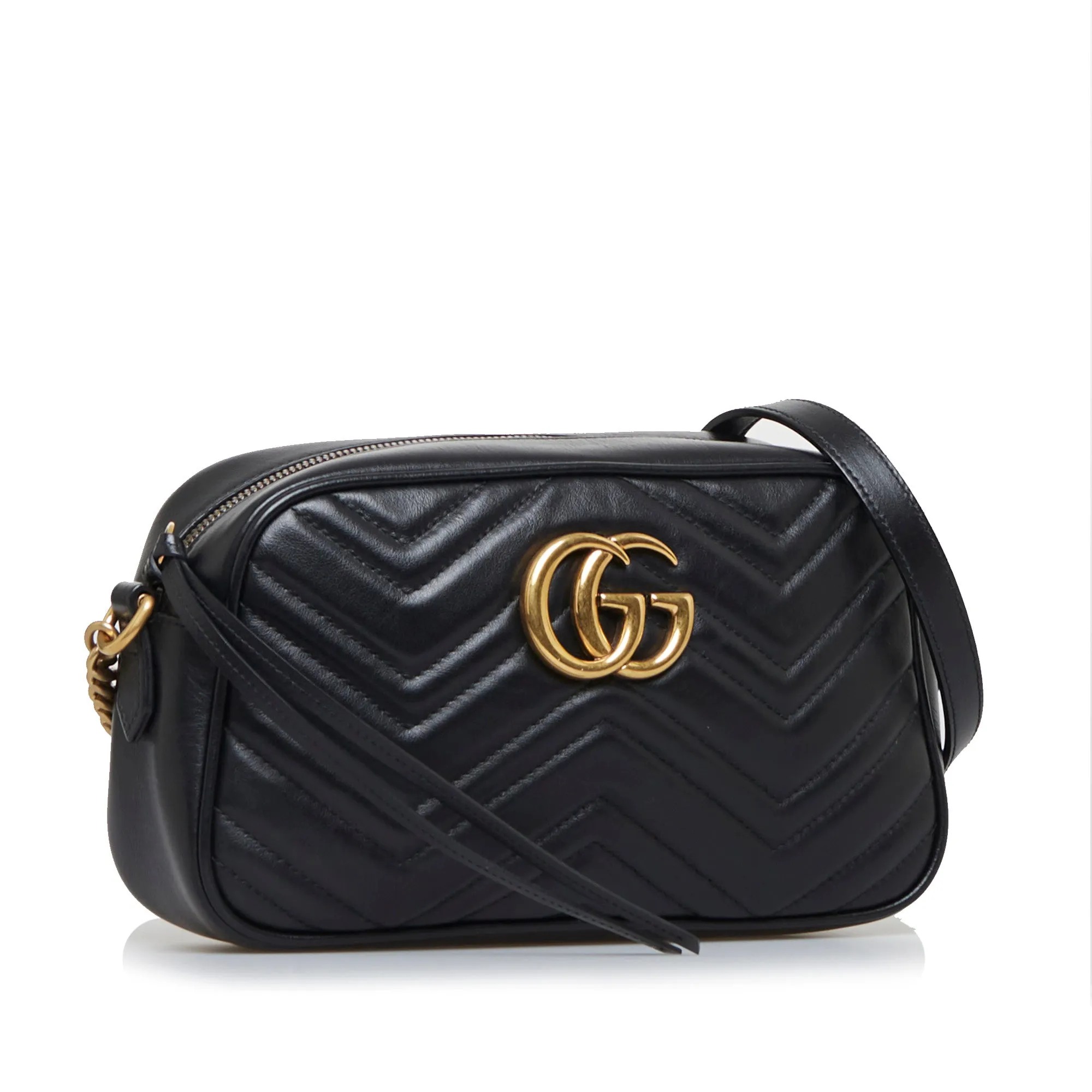 Gucci GG Marmont Small Black Matelassé