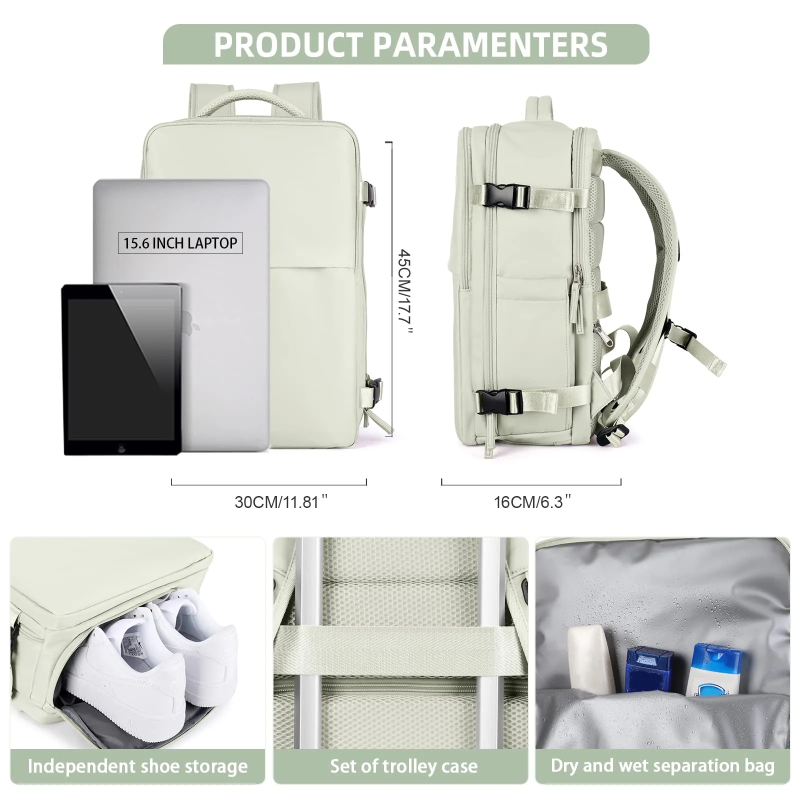 Hand luggage for Ryanair Underseat hand luggage, hiking backpack