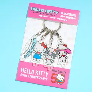Hello Kitty 50th Anniversary Multi-Charm Key Holder