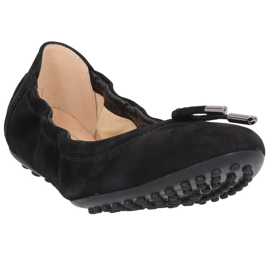 Hogan ballet flats, black