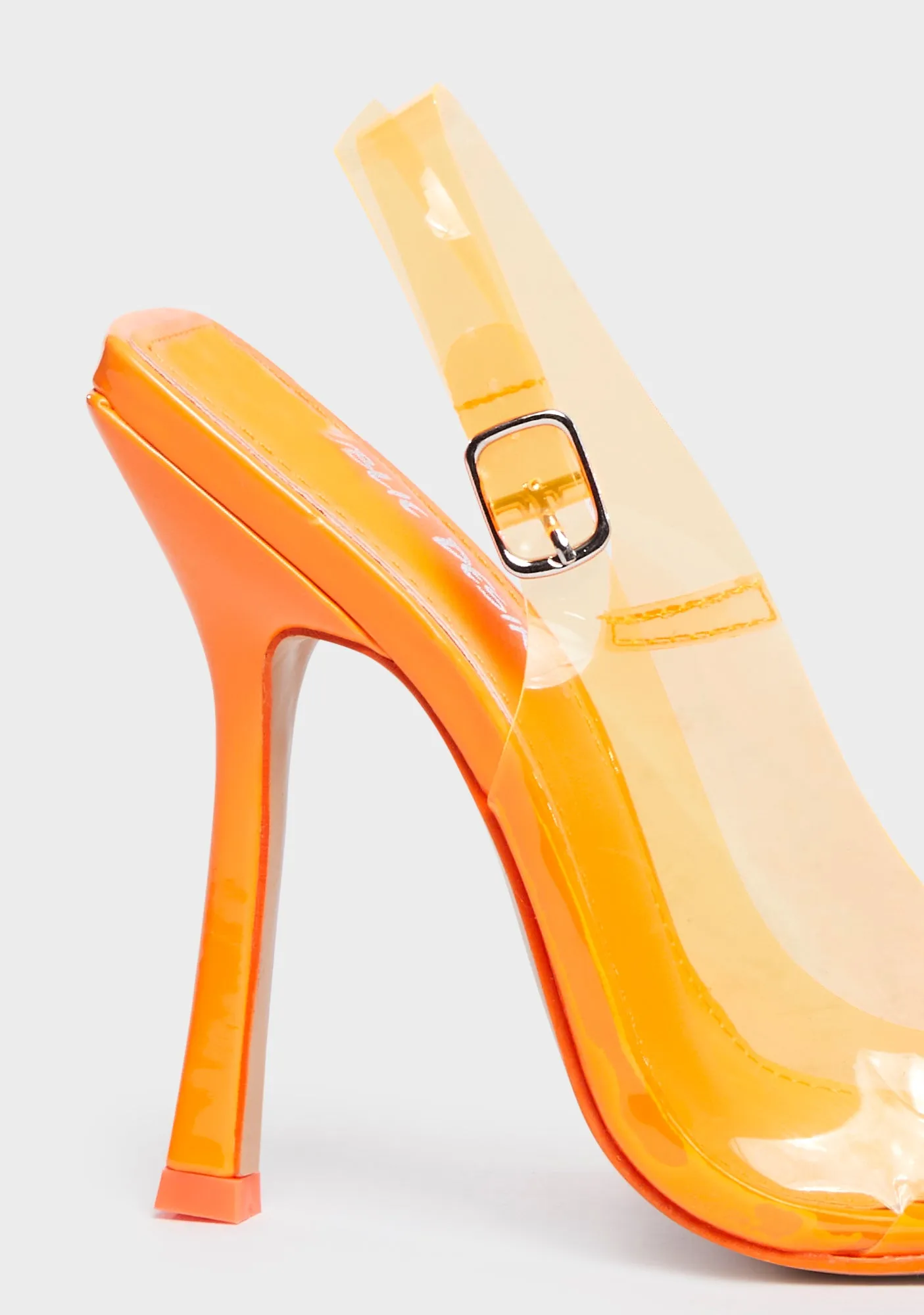 Infinity Pointed Toe Heels - Orange