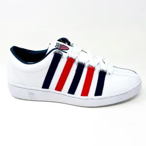 K-Swiss Classic 2000 White Red Blue Mens Casual Shoes Sneakers 06506 113