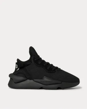 Kaiwa Suede-Trimmed Canvas and Neoprene  Black low top sneakers