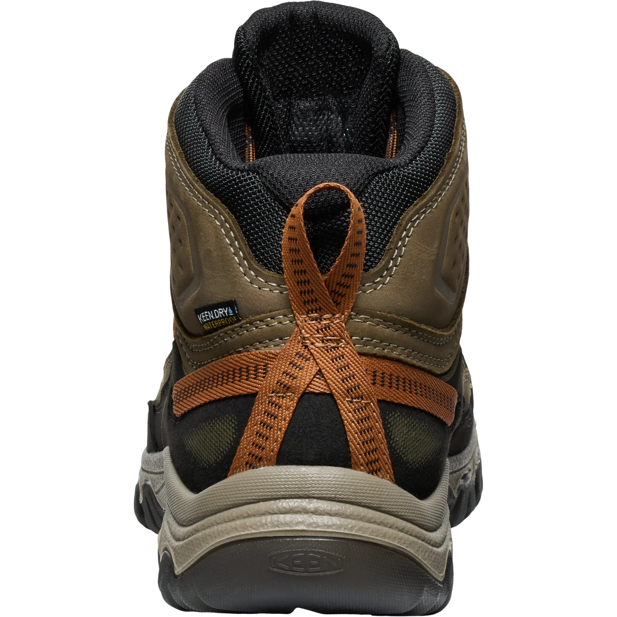 Keen Men's Targhee IV Waterproof Mid Trail Boots Boot (Sea Turtle/Roast Pecan)